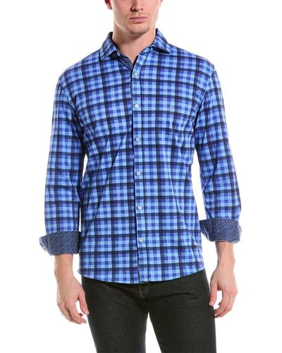 Tailorbyrd Plaid Shirt - Blue