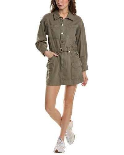 DL1961 Coletta Linen-blend Shirtdress - Natural