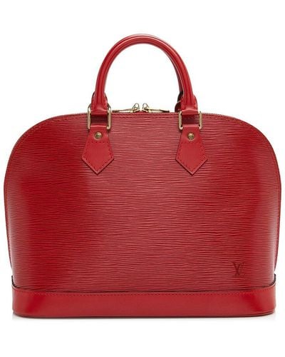 Louis Vuitton Epi Leather Alma Pm (Authentic Pre-Owned) - Red