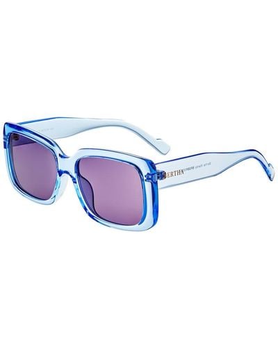 Bertha Brsbr052c6 55mm Polarized Sunglasses - Blue