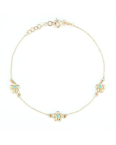 Ember Fine Jewelry 14k Flower Bracelet - Multicolor