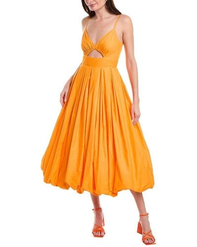 Hutch Marley Midi Dress - Orange