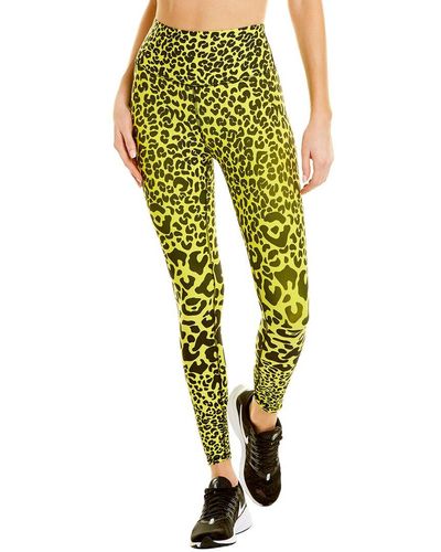 GOOD AMERICAN Leopard Legging - Yellow