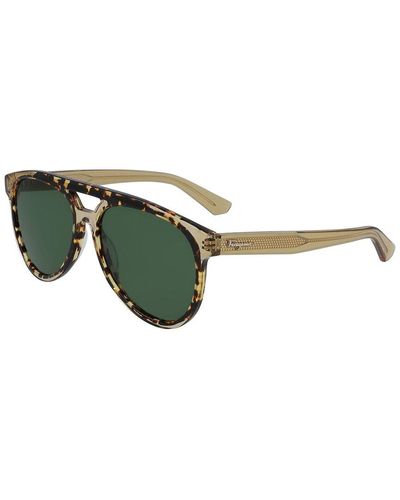 Ferragamo Classic Logo 55mm Sunglasses - Green