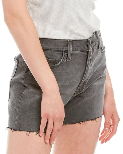 Hudson Jeans Kass Masquerade High-rise Biker Short - Gray