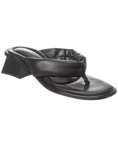 INTENTIONALLY ______ Whitman Leather Sandal - Gray