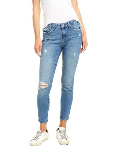 Mavi Jeans Tess Mid Blue High-rise Skinny Jean