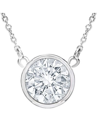 Diana M. Jewels Fine Jewellery 18k 0.32 Ct. Tw. Diamond Necklace - White