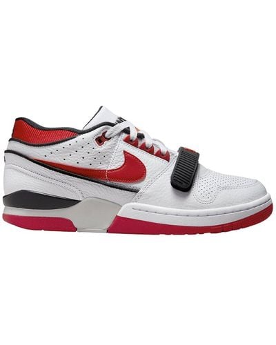 Nike Alpha Force Leather Trainer - White