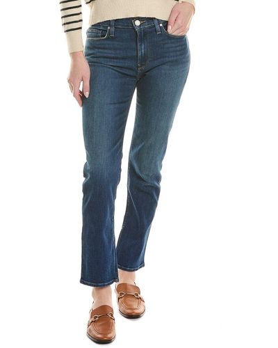Hudson Jeans Nico Mid-rise Mission Straight Ankle Jean - Blue
