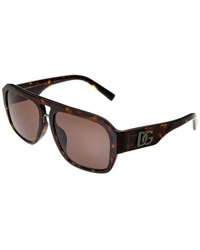Dolce & Gabbana 58mm Sunglasses - Brown
