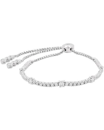 Diana M. Jewels Fine Jewelry 14k 1.10 Ct. Tw. Diamond Bracelet - White