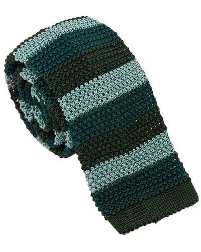Todd Synder X Champion Italian Silk Knit Tie - Green