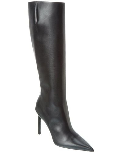 Michael Kors Tatjana Runway Leather Knee-high Boot - Black