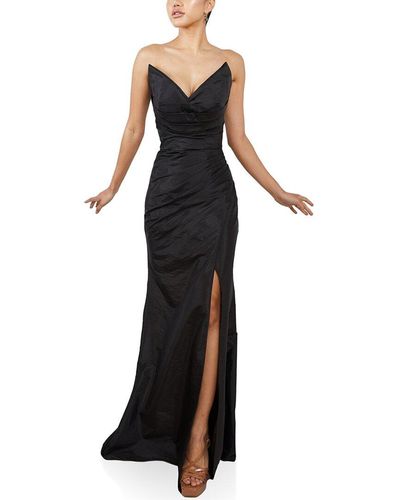 Terani Strapless Dress - Black
