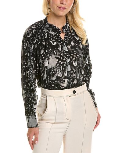 Emanuel Ungaro Tia Silk Blouse - Black