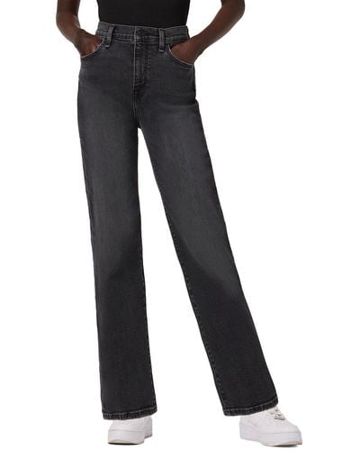 Hudson Jeans Noa Portola High-rise Straight Jean - Black