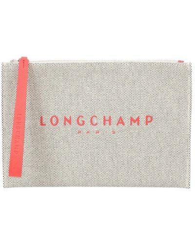 Longchamp Essential Canvas Pochette - Pink