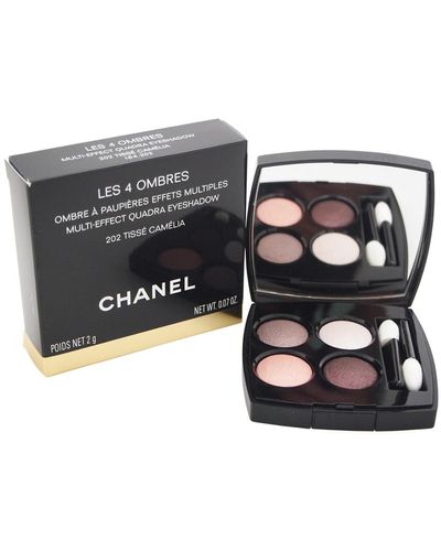 Chanel 0.04Oz #202 Tisse Camelia Les 4 Ombres Multi-Effect Quadra Eyeshadow - Black