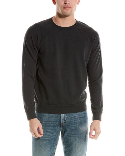 AG Jeans Elba Classic Fit Crewneck Sweatshirt - Black