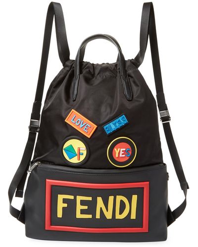 Fendi Yes, Love & Bliss Backpack - Black