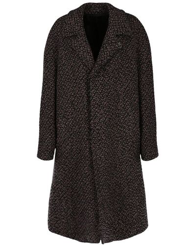 Ferragamo Wool-blend Coat - Black