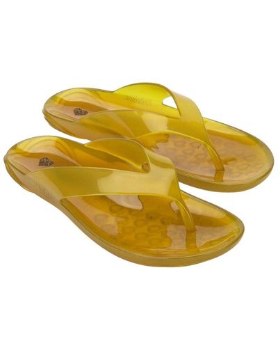 Yellow Sandals and flip-flops for Women | Lyst