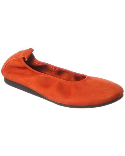 Arche Laius Leather Flat - Red