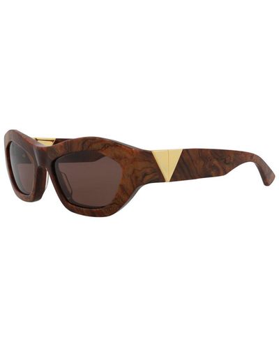 Bottega Veneta Bv1221s 54mm Sunglasses - Brown