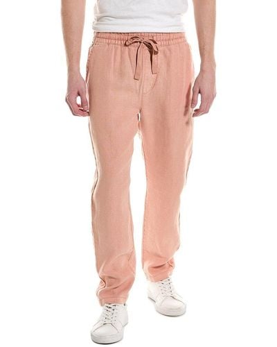 Joe's Jeans Drawstring Linen Trouser - Pink