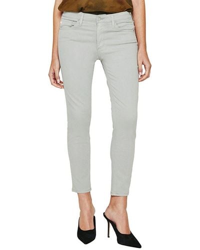 AG Jeans Prima Pearl Mauve Crop Skinny Jean - Gray