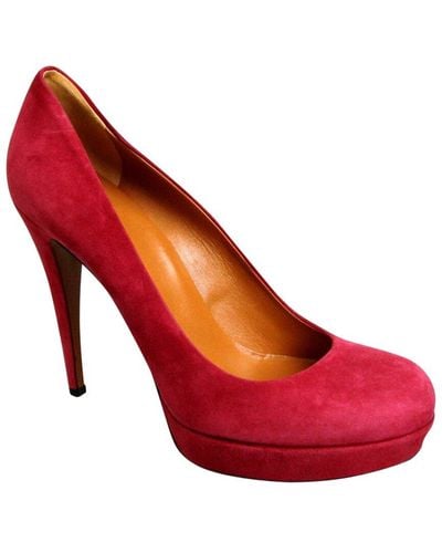 Dark Red Heels for Women | Lyst Canada
