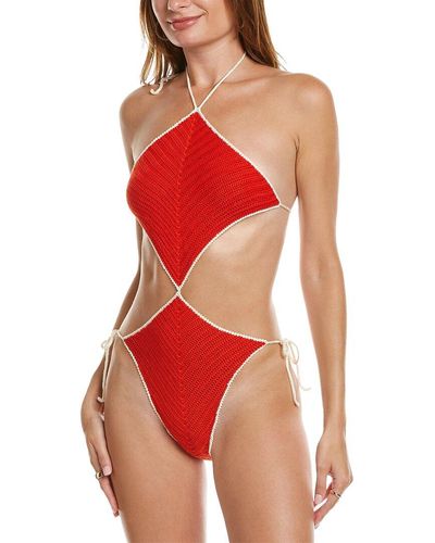 Solid & Striped The Cheyenne One-piece - Red