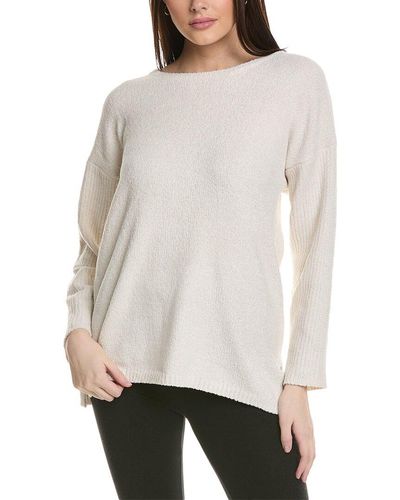 N Natori Aura Sweater - White