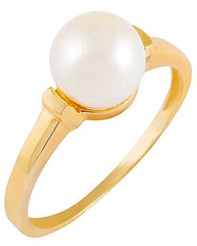 Masako Pearls 14k 7-7.5mm Akoya Pearl Ring - White