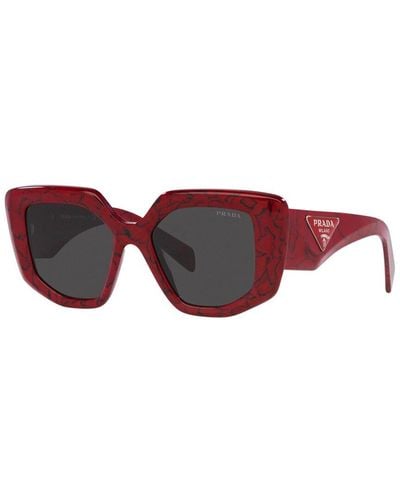 Prada Pr14zs 50mm Sunglasses - Red