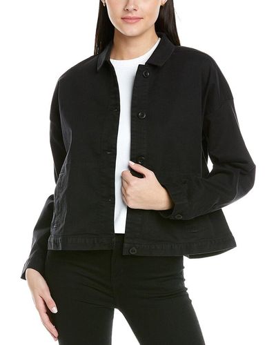 Eileen Fisher Classic Collar Jacket - Black