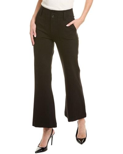 Fate Two Pocket Ponte Flare Pant - Black