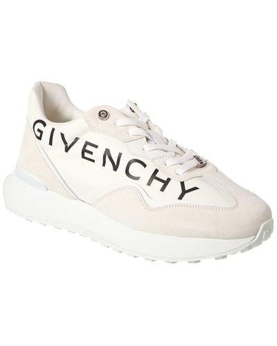 Givenchy Runner Canvas & Leather Trainer - White