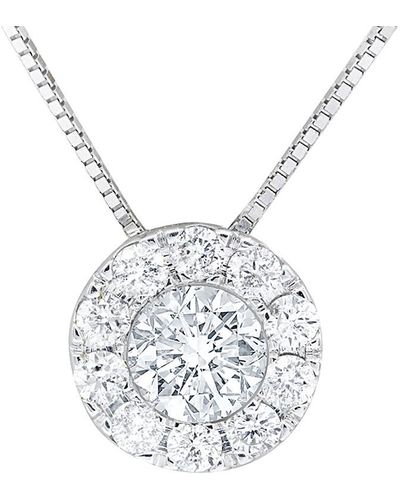 Diana M. Jewels Fine Jewellery 14k 0.50 Ct. Tw. Diamond Necklace - White