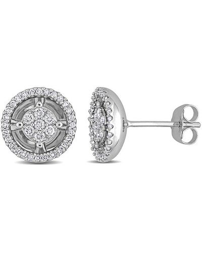 Rina Limor 10k 0.43 Ct. Tw. Diamond Earrings - Metallic
