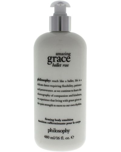Philosophy 16Oz Amazing Grace Ballet Rose Firming Body Emulsion - Grey