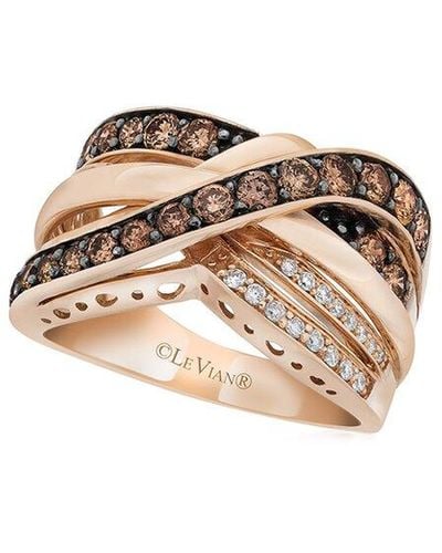 Le Vian Le Vian Grand Sample Sale 14k Rose Gold 0.99 Ct. Tw. Diamond Ring - White