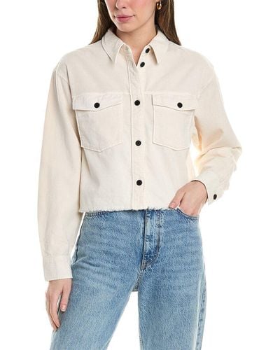 AllSaints Ziva Corduroy Shirt - Blue