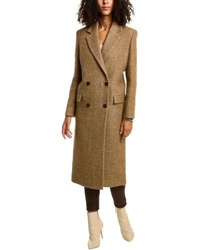 IRO Nolo Wool & Linen-blend Coat - Natural