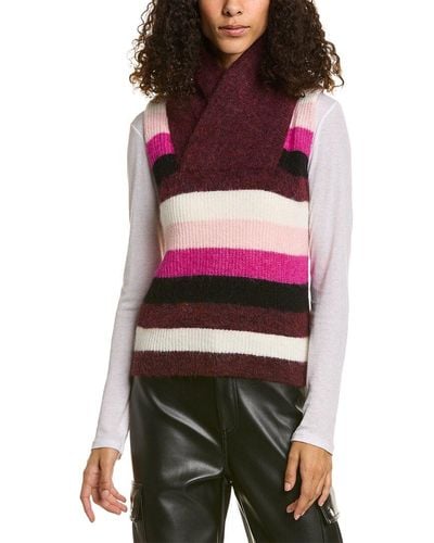 Ganni Alpaca & Wool-blend Sweater - Pink