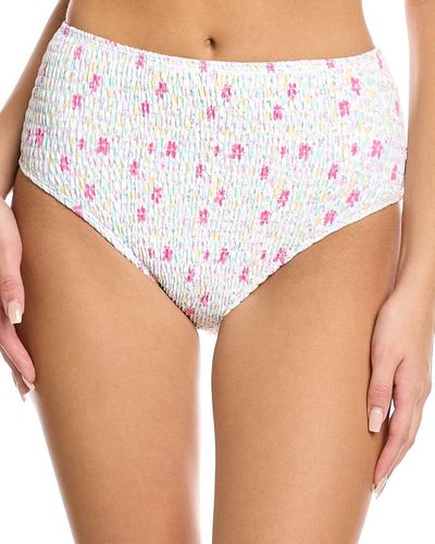 Charlie Holiday Newport Smocked Brief - White