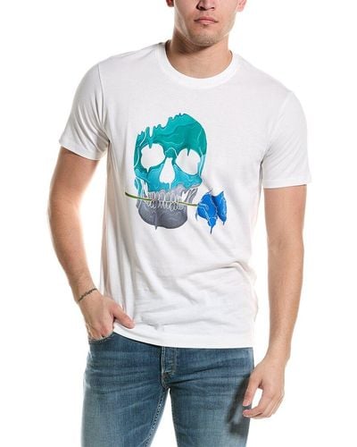 Robert Graham Melting Skull T-shirt - White