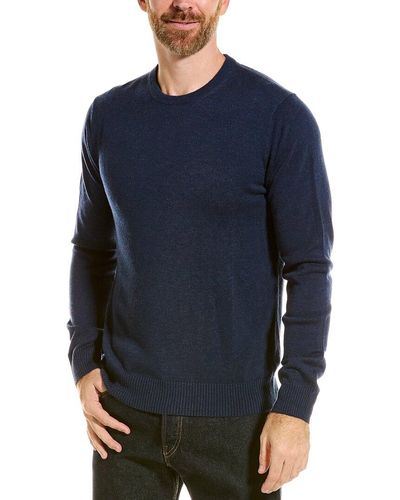 Splendid Mills Supply By Wool-blend Crewneck Sweater - Blue