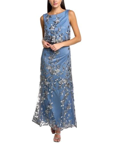 JS Collections Aveline Gown - Blue